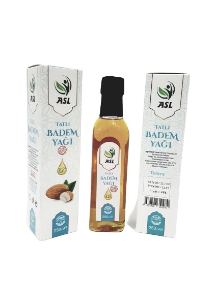 Tatlı Badem Yağı 250 ml