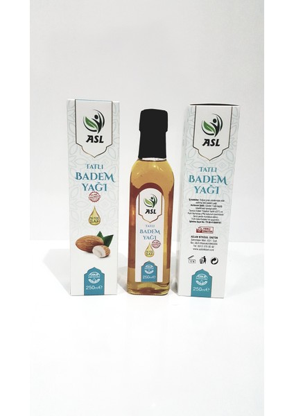 Tatlı Badem Yağı 250 ml