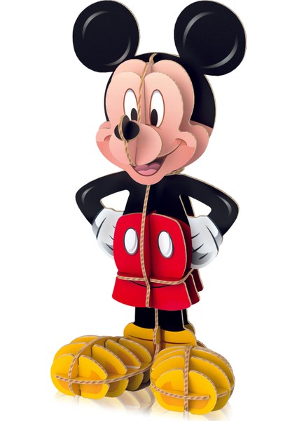 - 104 Parça Puzzle + 3D Model Mickey