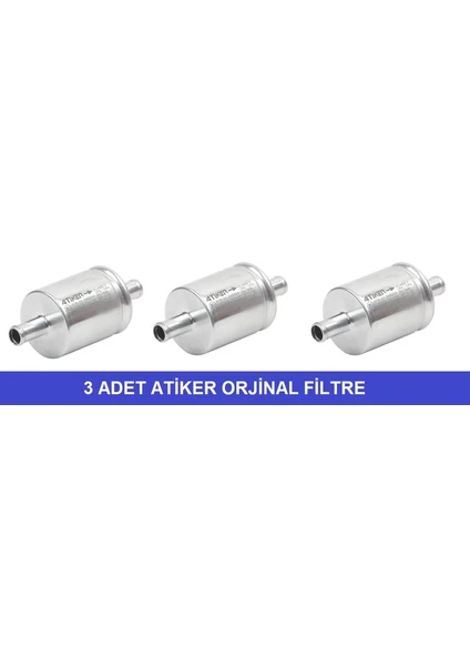 Atiker Otogaz Lpg Filtresi x 3 Adet