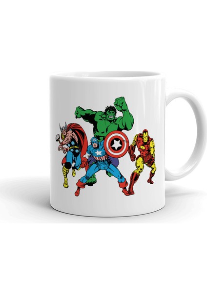 Yenilmezler Tasarım Seramik Kupa Bardak