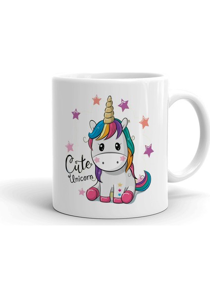 Minik Unicorn Seramik Kupa Bardak