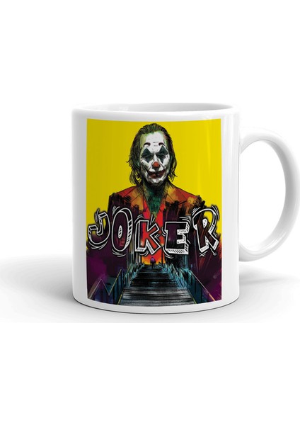Joker Tasarım Seramik Kupa Bardak