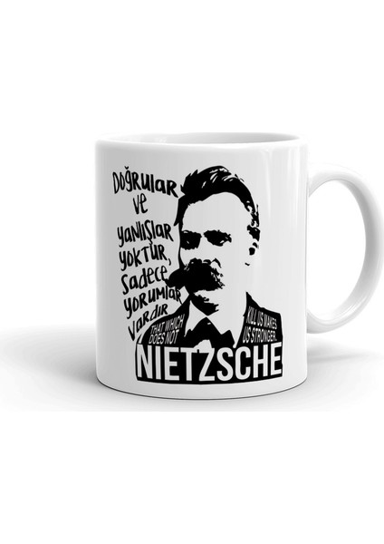 Nietzsche Seramik Kupa Bardak