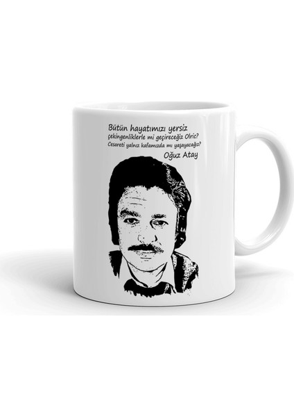 Oğuz Atay Seramik Kupa Bardak