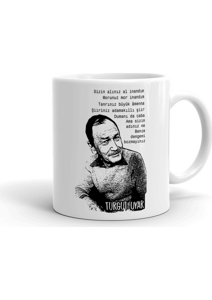Turgut Uyar Seramik Kupa Bardak