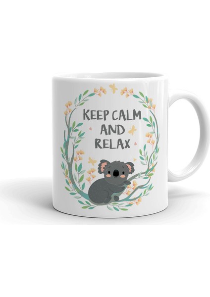 Koala Tasarım Seramik Kupa Bardak