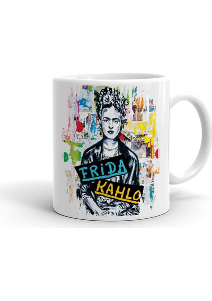 Frida Kahlo Seramik Kupa Bardak