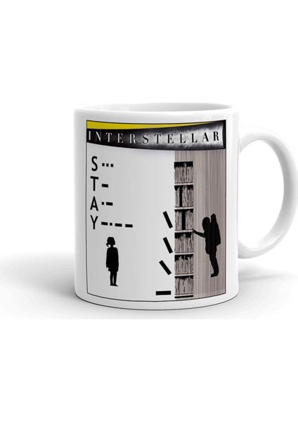 Interstellar Yıldızlararası Seramik Kupa Bardak