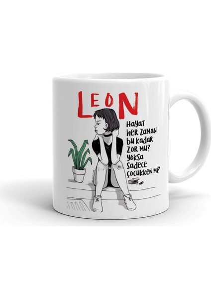 Leon Mathilda Seramik Kupa Bardak