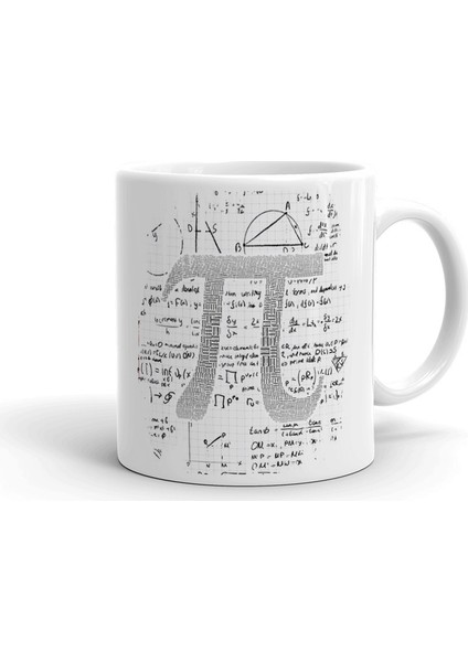 Pi Sayısı Seramik Kupa Bardak