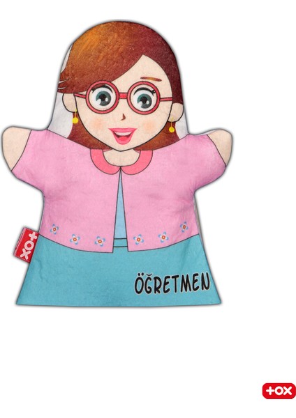 Öğretmen Meslekler Keçe El Kukla