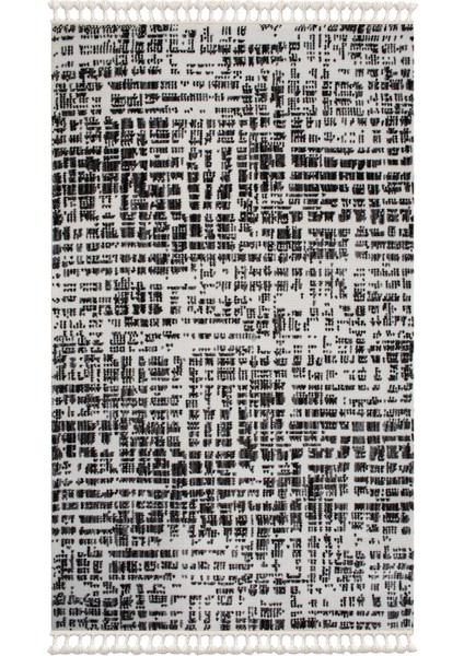 Halı Rona G2813 Gri 80X150 cm Saçaklı Modern Halı