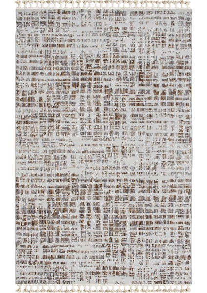 Halı Rona G2813 Kahve 120X170 cm Saçaklı Modern Halı