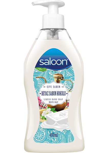 Sıvı Sabun 400 ml Beyaz Sabun Kokulu x 6'lı Paket