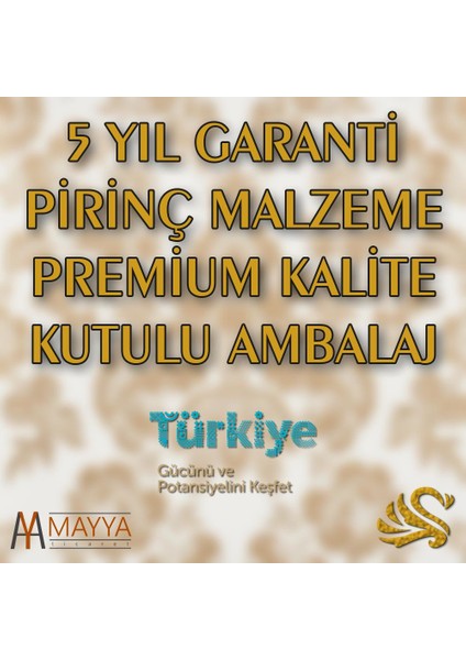 Saray Banyo Artemis Beyaz Gold Sabunluk