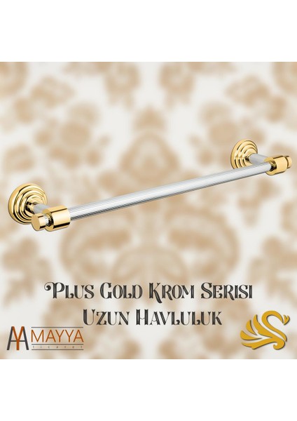 Plus Gold Krom Uzun Havluluk