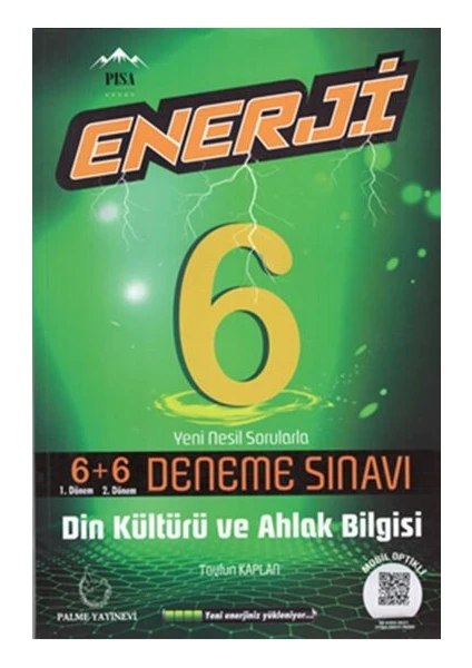 Palme Yayıncılık 6. Sınıf Din Kültürü ve Ahlak Bilgisi 6 + 6 Deneme Sınavı