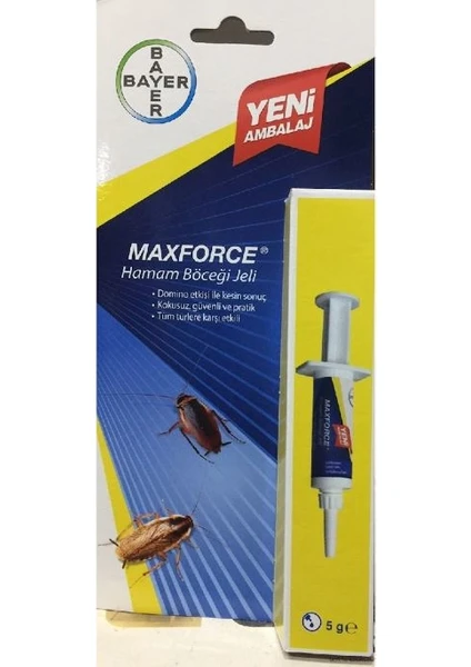 Maxforce Platin Jel 5 gr Bayer Hamam Böceği Jeli