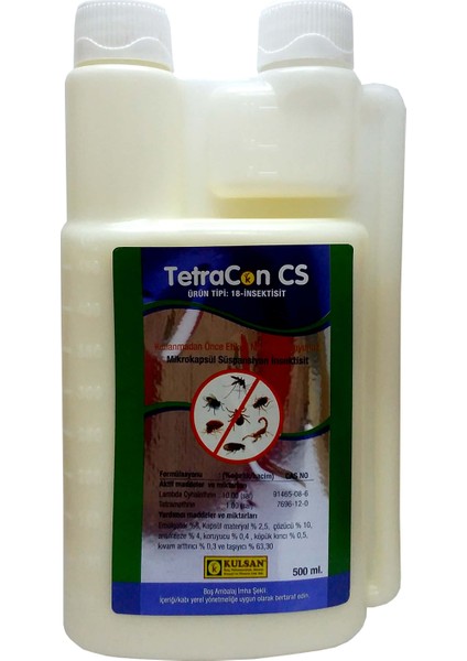 con Cs 500 ml Kene, Pire, Bit, Akrep Vb. Gibi Yürüyen Haşere