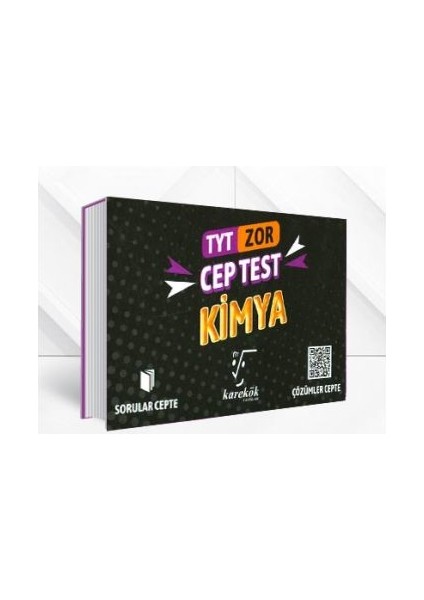 TYT Cep Test Kimya Zor