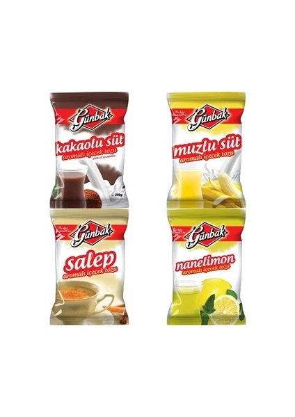 Muz Kakao Salep Nane Limon Aromatik Toz 250 gr