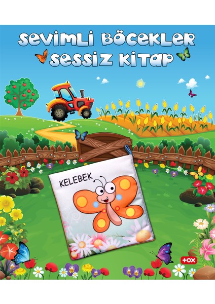 Sevimli Böcekler Kumaş Sessiz Kitap