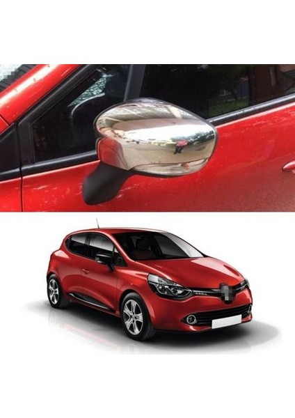 Renault Clio 4 Krom Ayna Ayna Kapağı 2 Parça 2012 Sonrası fiyatları