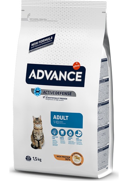 Cat Tavuklu Yetişkin Kedi Maması 1.5Kg