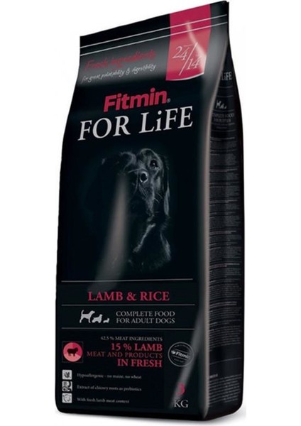 For Life Kuzu Etli ve Pirinçli Yetişkin Köpek Maması 3 Kg