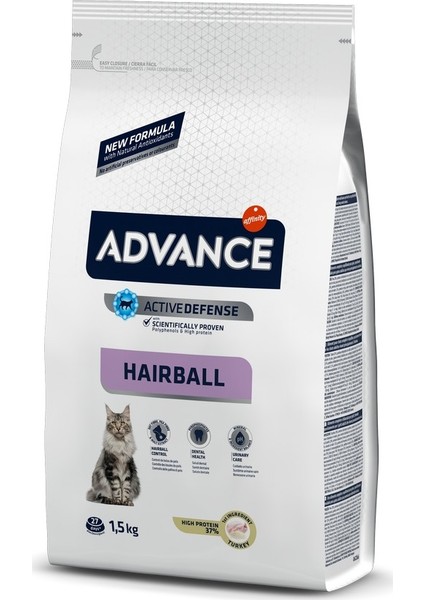 Hairball Tavuk ve Pirinçli Tüy Yumağı Kontrolü Kedi Maması 1,5 Kg