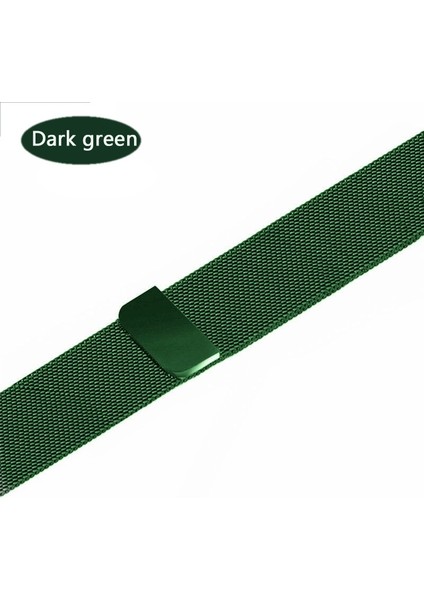 Apple Watch Uyumlu Seri 3-4-5-6-SE Premium 42-44 mm Metal Milano Kordon - Yeşil fiyatları