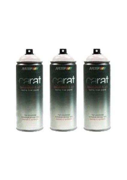 3'lü Carat Mat Vernik Sprey Boya 400 ml