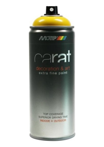 Carat RAL1007 Koyu Sarı Parlak Sprey Boya 400 ml