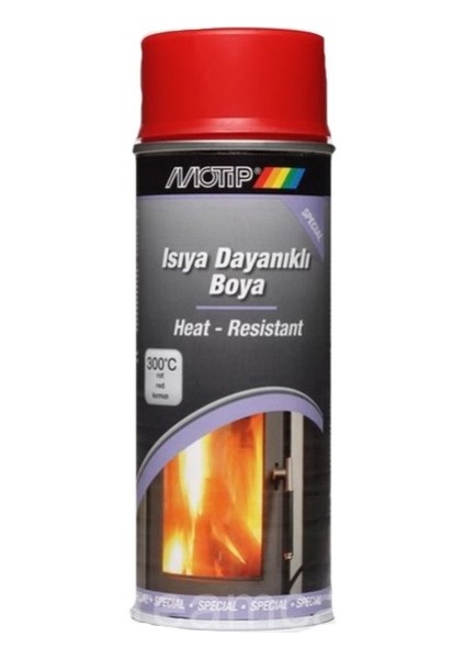 Isıya Dayanıklı Boya Kırmızı 300°C 400 ml