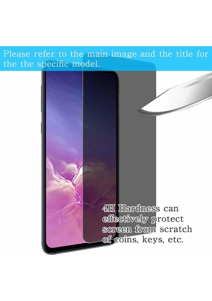 Xiaomi Redmi Note 8 Pro Ekran Koruyucu Temperli Kırılmaz Privacy Hayalet Gizliklik Filtreli Siyah modelleri