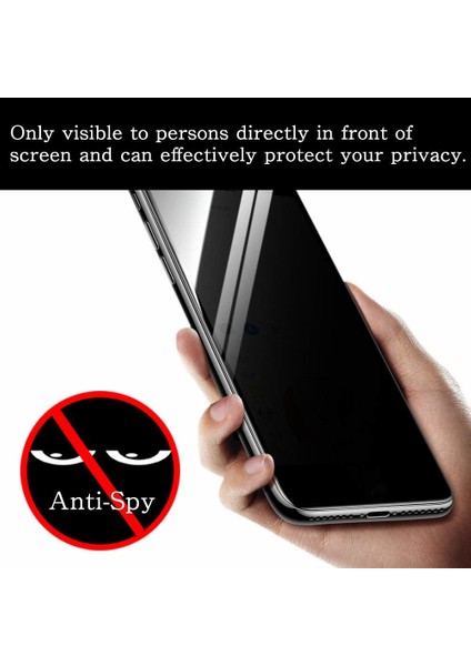 Xiaomi Redmi Note 8 Pro Ekran Koruyucu Temperli Kırılmaz Privacy Hayalet Gizliklik Filtreli Siyah fırsatları
