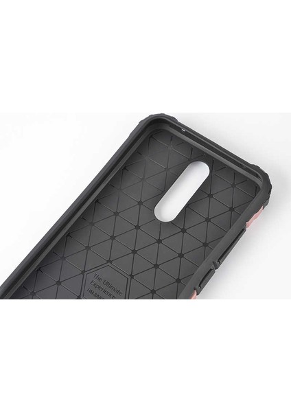 Case 4U Xiaomi Redmi 8-8A Kılıf Military Armor Çift Katmanlı Crash Silikon Kılıf Siyah