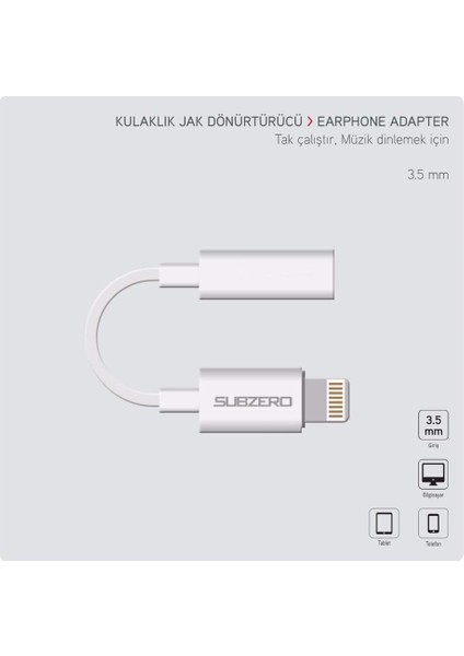Apple iPhone Uyumlu Lightning Dönüştürücü modelleri