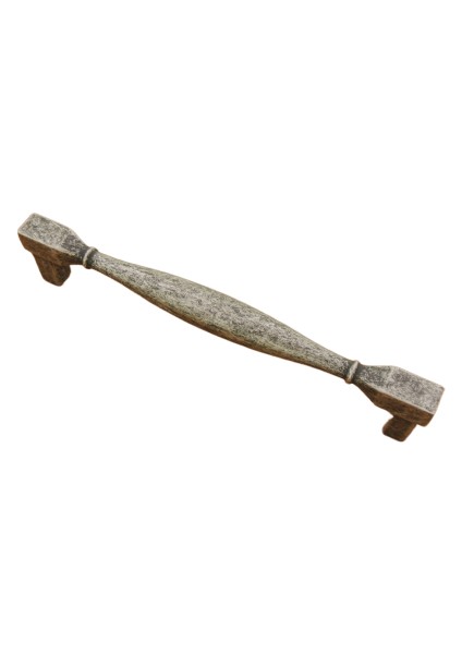 Kare Antik Gümüş Kulp 128 mm Dolap Mobilya Mutfak