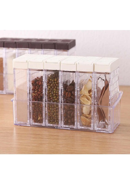 Fatess 6 lı Şeffaf Baharatlık Standı fırsatları