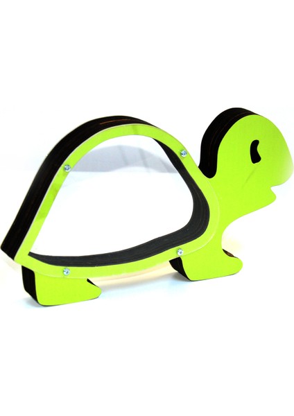 Kurbağa Ahşap Dekoratif Kumbara 28 cm Yeşil