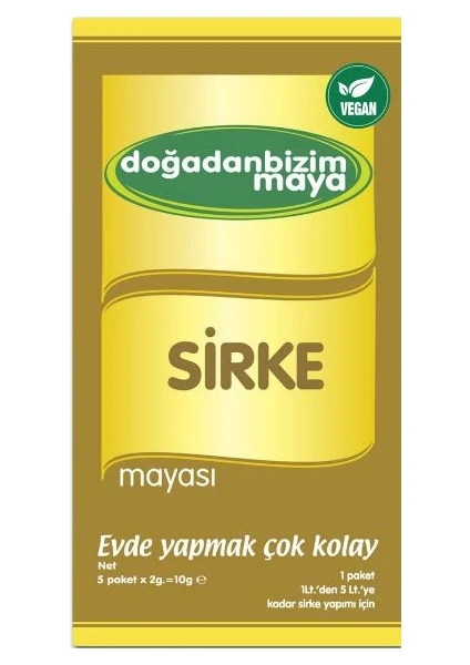 Doğadan Bizim Probiyotik Sirke Mayası 5'li Paket