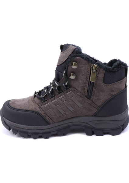 X-Step X6 Büyük Numara Erkek Brown Trekking Kışlık Bot