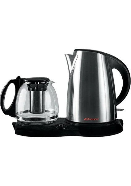 CK-210 Easy Tea 2200 W Cam Demlikli Çay Makinesi