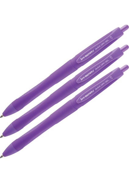 Berry Jel Kalem 07 Menekşe 3lü Set