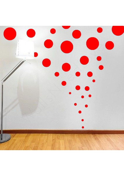 Bugybagy Gold Duvar Stickerı Puantiye Karışık Boy 180 Adet çocuk Odası Duvar Dekorasyonu fırsatları