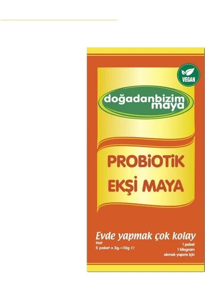 Doğadan Bizim Probiyotik Ekşi Mayası 5'li Paket