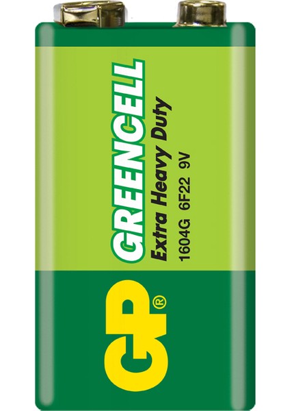 1604G-B Pil 9V Greencell Blısterli Gp 1604G-B