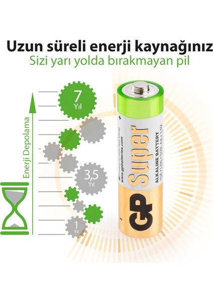 5+5 Super Alkalin Pil AA